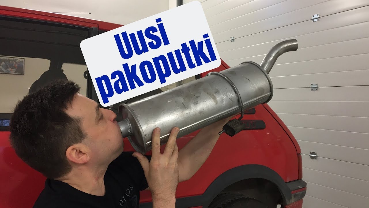 Peugeot 205 GTI 1.9 ja uusi pakoputki