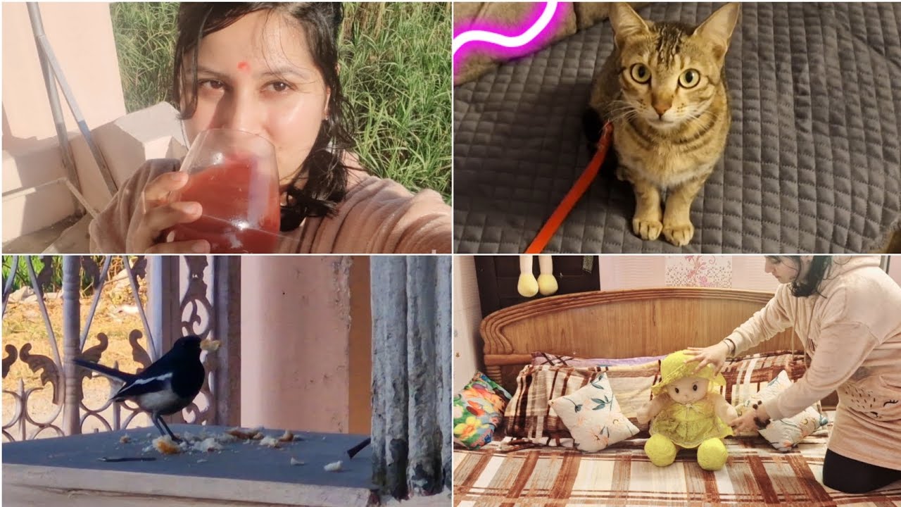 ☃️A Cozy Winter Morning With My Cat🐈 & Self Care..🤩
