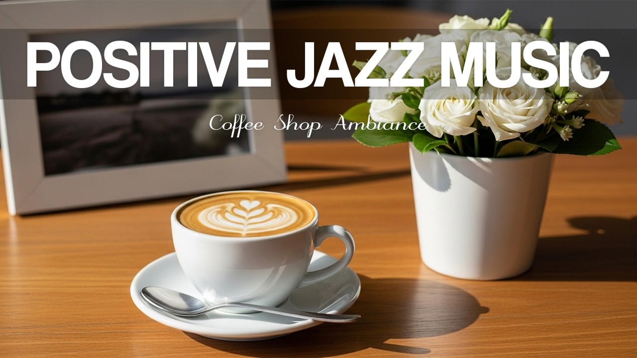 Positive Jazz Music ☕ Coffee Shop Ambiance - Bossa Nova Instrumental & Jazz Music for Positive Vibes