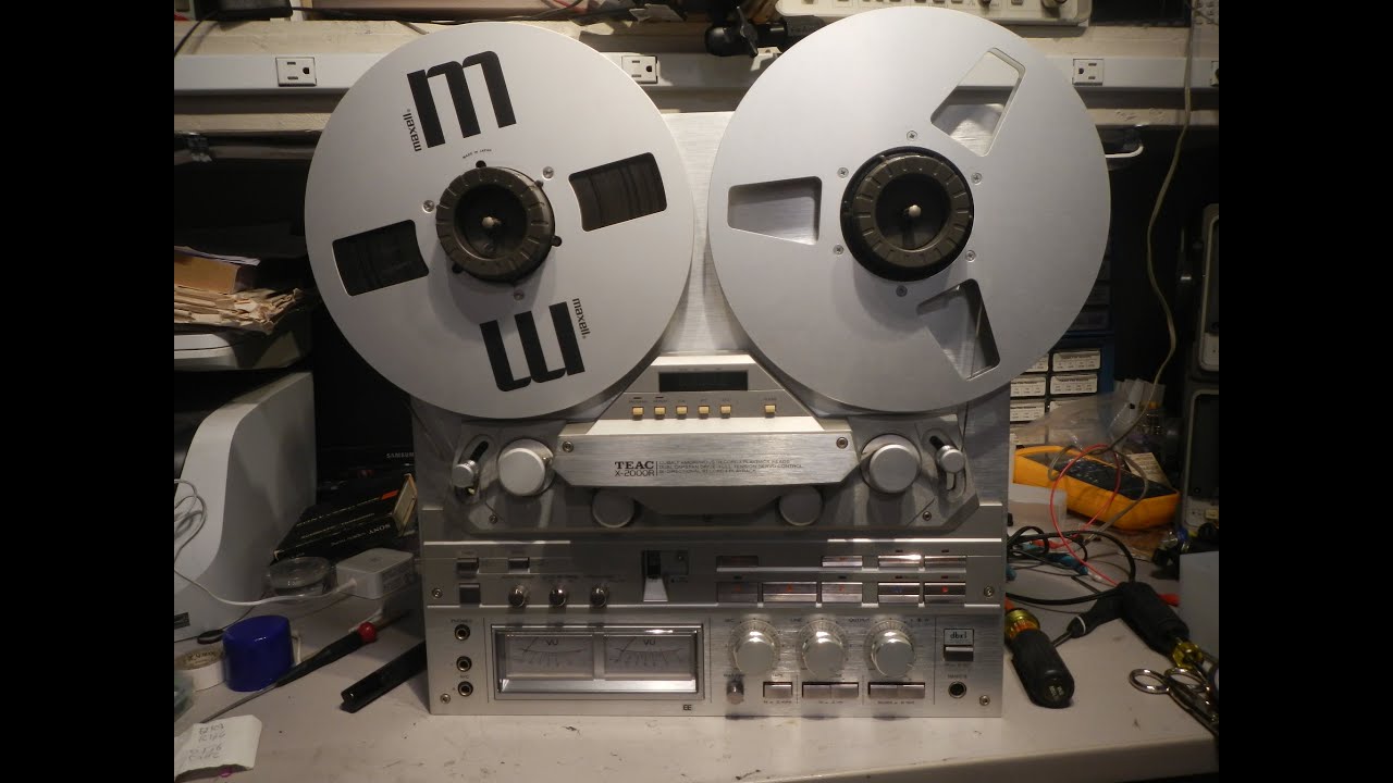 Регулировка натяжения катушки TEAC X-2000R
