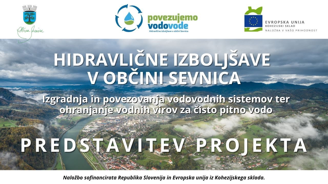 Hidravlične izbolj&scaron;ave v občini Sevnica - predstavitev projekta