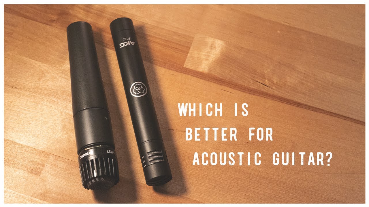 AKG P170 vs. Shure SM57: Acoustic Guitar Microphone Comparison | Mono and Stereo XY (No talking)