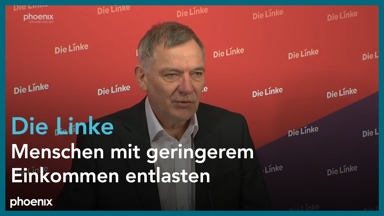 Die Linke: Parteipressekonferenz mit Jan van Aken | 20.01.2025