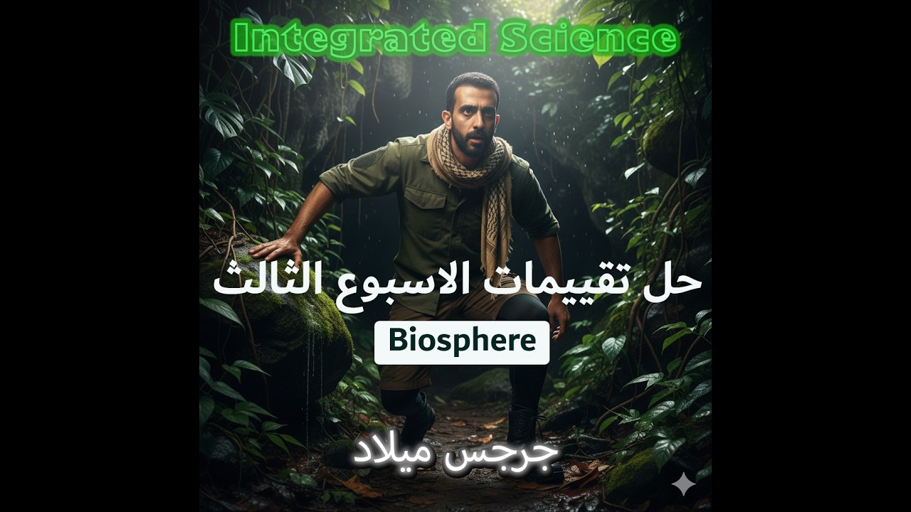 حل تقييم الاسبوع الثالث \ Integrated Science اولي ثانوي