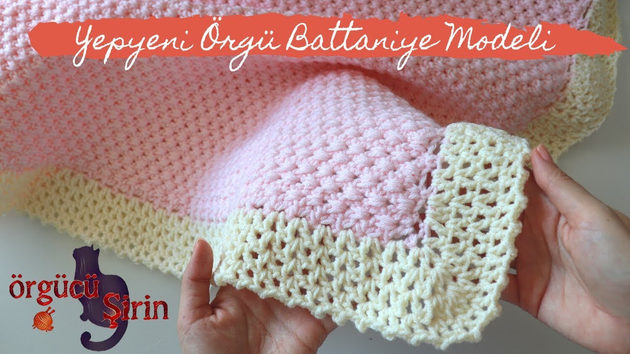 Yepyeni Örgü Bebek Battaniyesi Modeli