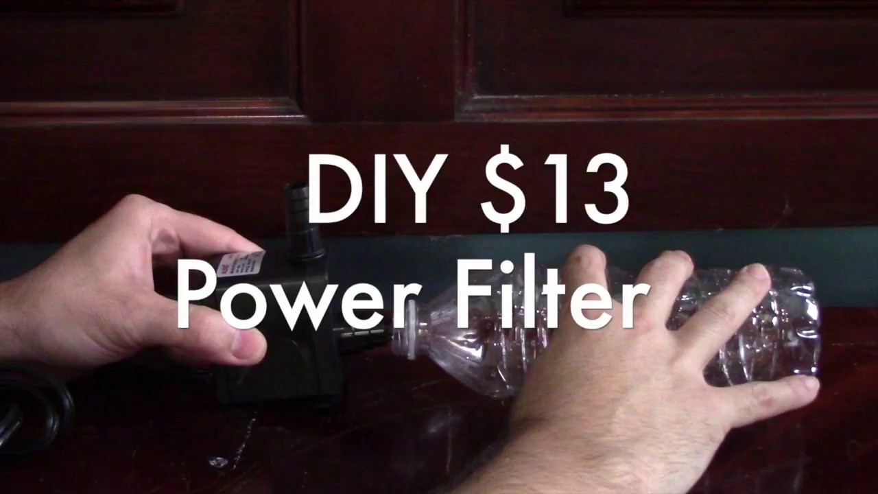 HOW TO: Build Ultimate Cheapest Aquarium Filter with power head 100% Reusable