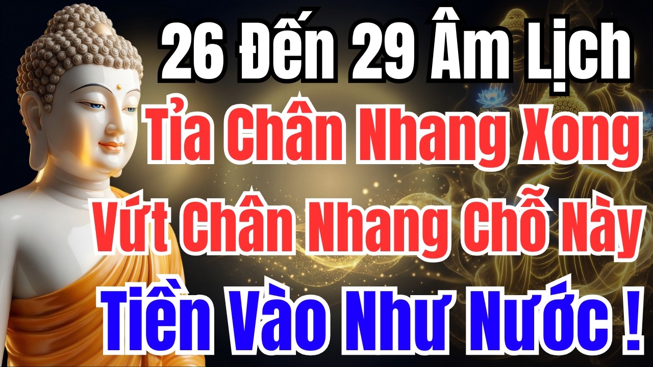 26-29 THÁNG CHẠP : TỈA CHÂN NHANG XONG VỨT NGAY CHÂN NHANG 5 CHỖ NÀY, PHƯỚC BÁU ĐẦY NHÀ