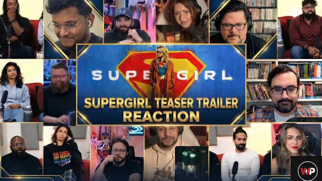 Supergirl Official Teaser  Trailer Reaction Mashup | Milly Alcock |