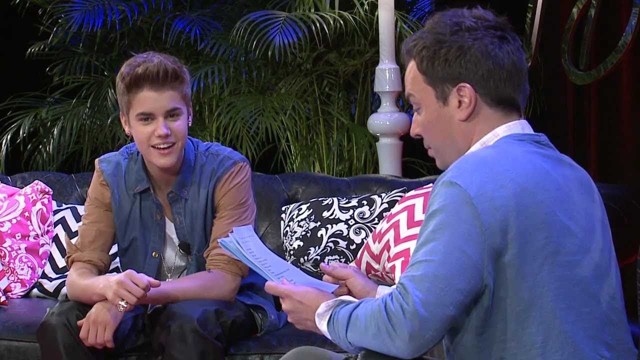 Justin Bieber and Jimmy Fallon - YouTube Presents