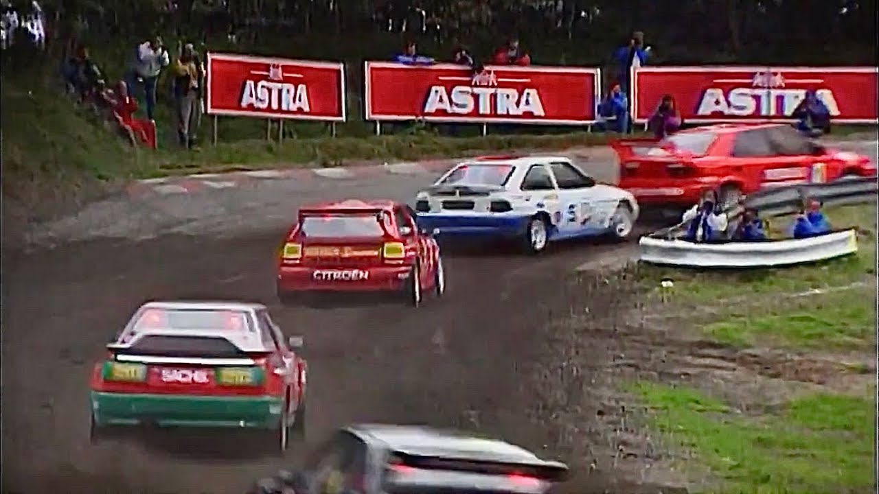 European Rallycross 1994 Germany Estering Division 2 A final Schanche Hansen Pailler.