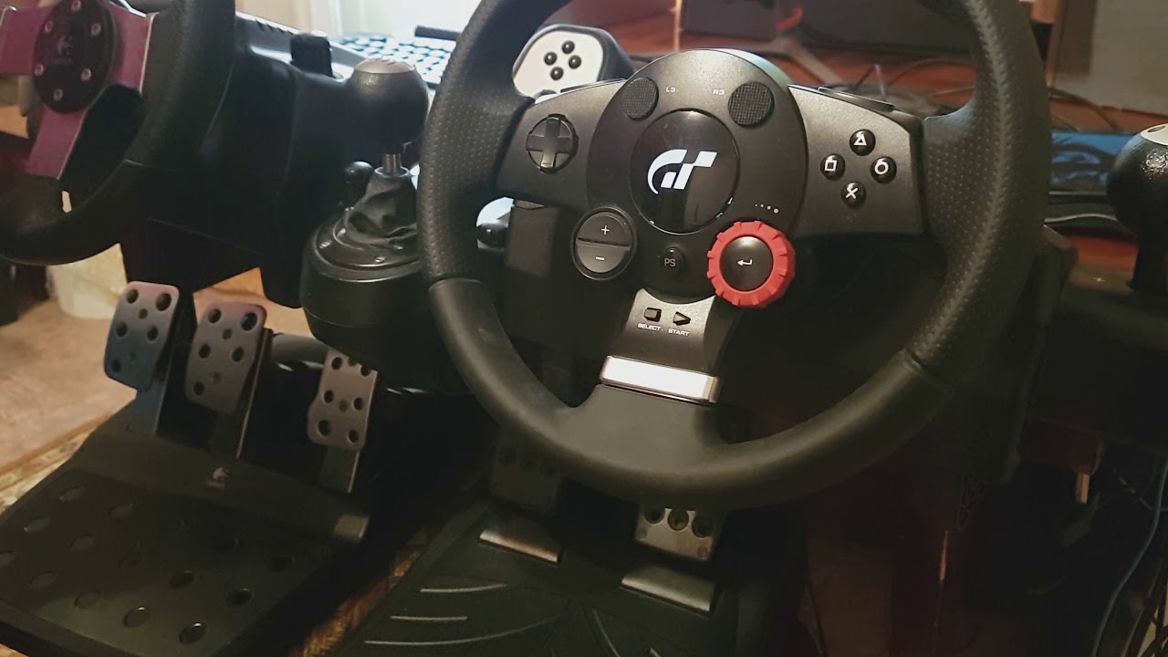 Logitech G27 и  Logitech Driving Force GT.