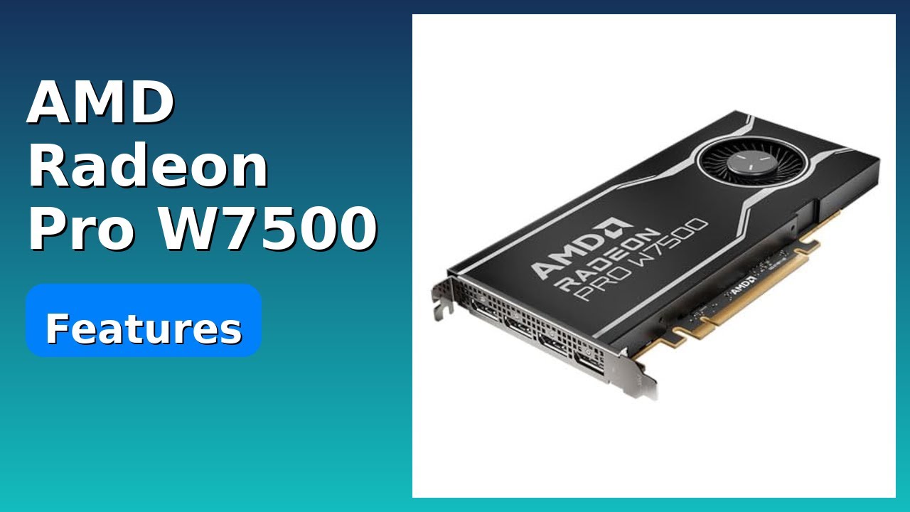 REVIEW (2026): AMD Radeon Pro W7500. ESSENTIAL details.