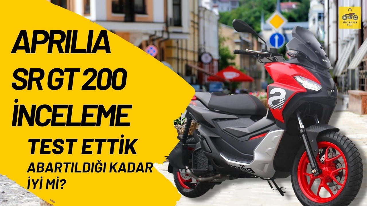 Aprilia SR GT 200 İnceleme | Abartıldığı Kadar İyi mi? | Hayat Motorla Güzel