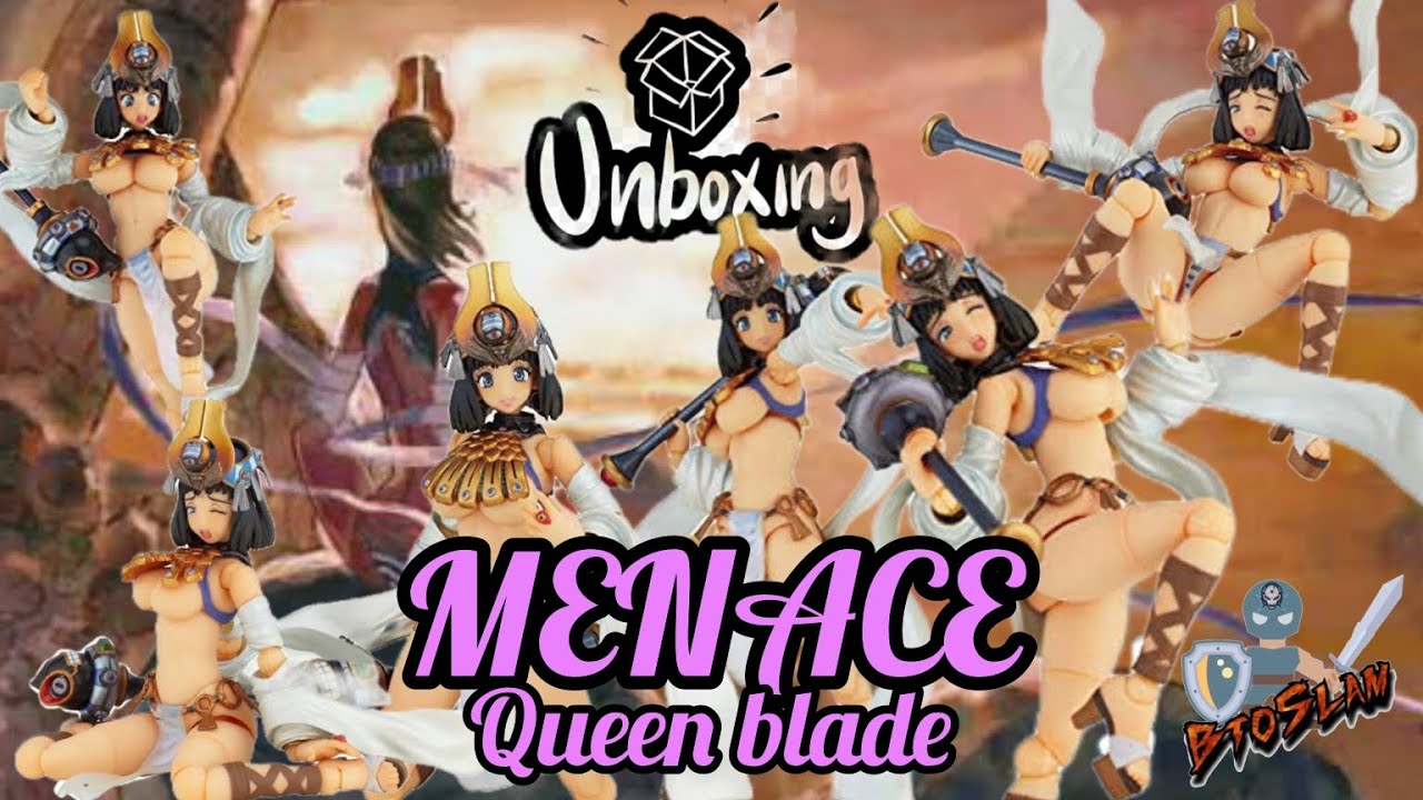 Unboxing de Menace de Queen Blade de la línea Revoltech
