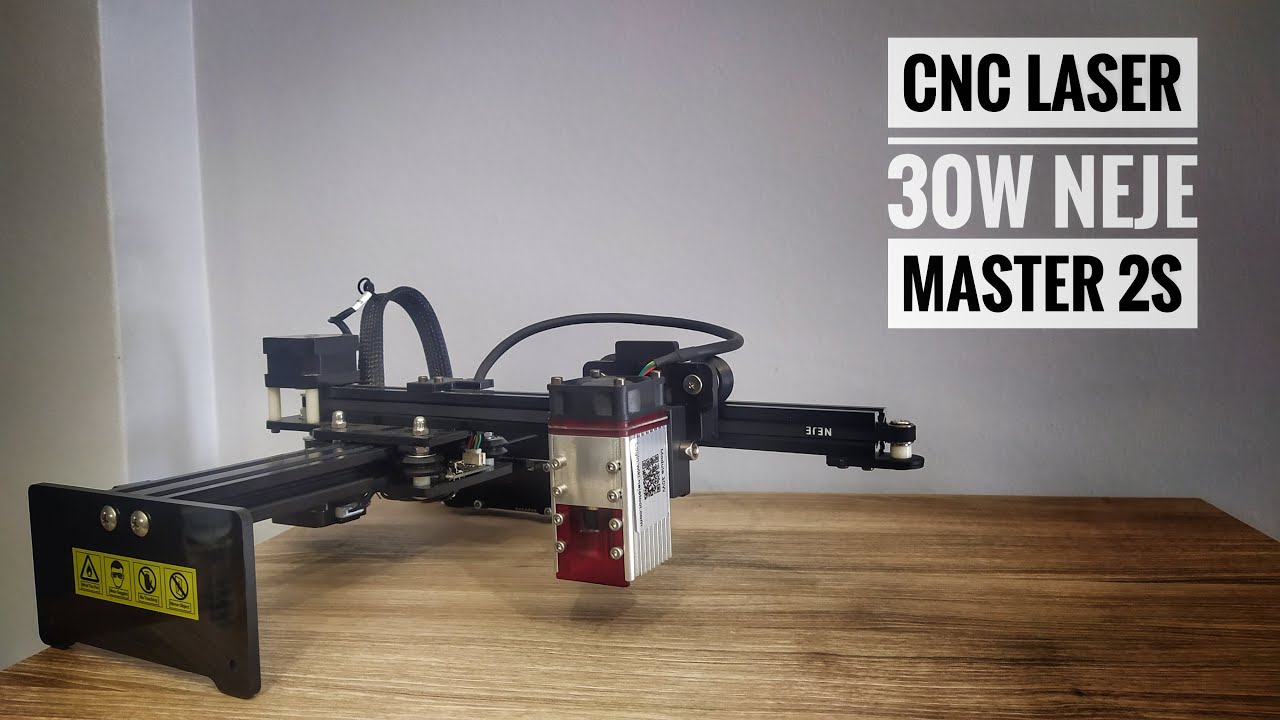 ΤΟΥΜΠΑΝΟ CNC laser με ασύρματη σύνδεση - Neje Master 2S 30watt (GREEK) Review and Unbox