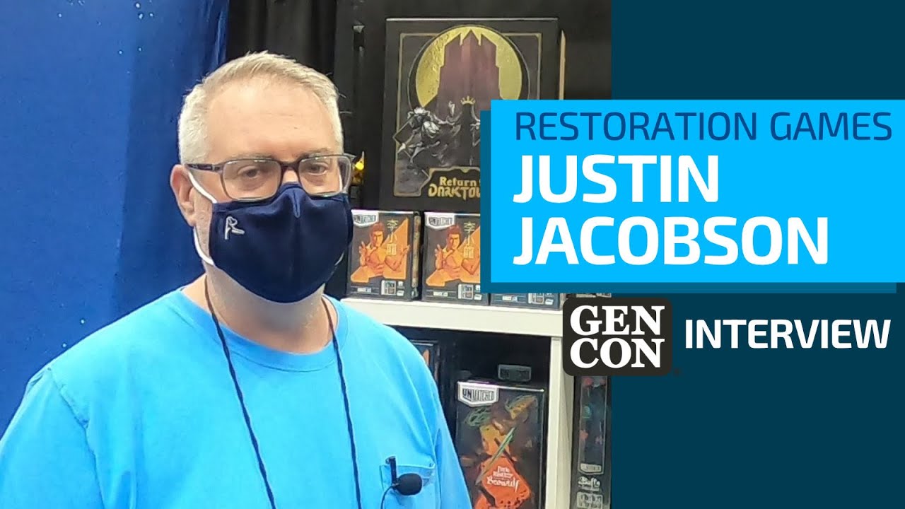 Gen Con 2021- Justin Jacobson talks about what's in store from Restoration Games