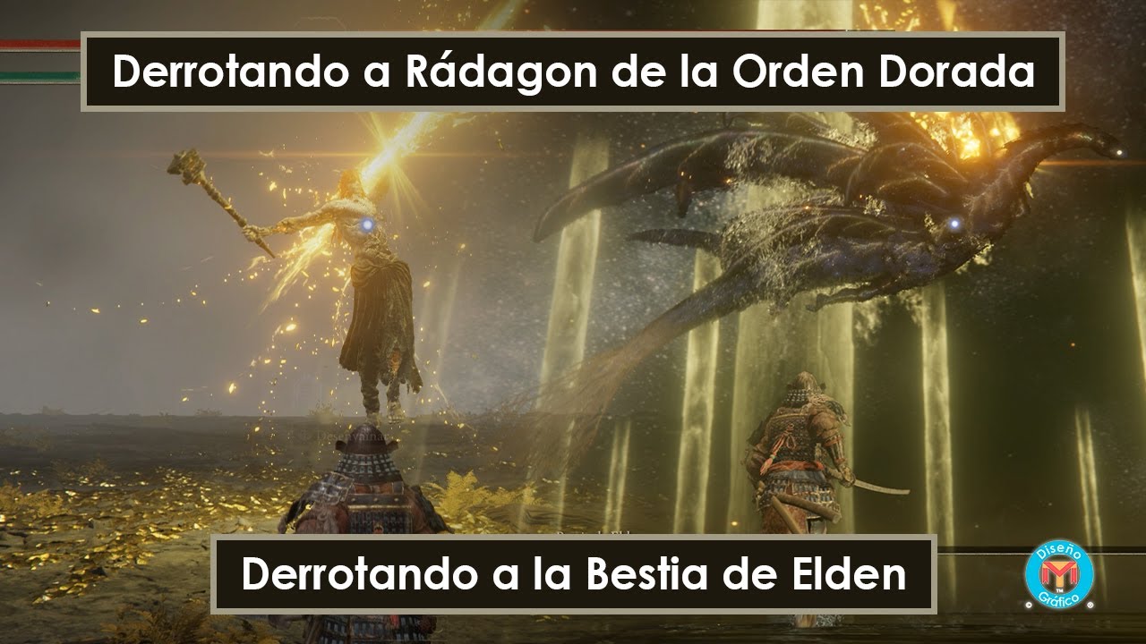 Derrotando a Rádagon de la Orden Dorada y a la Bestia de Elden - Elden Ring