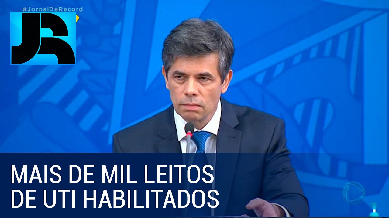 Ministro Nelson Teich informa que mais de mil leitos de UTI foram habilitados