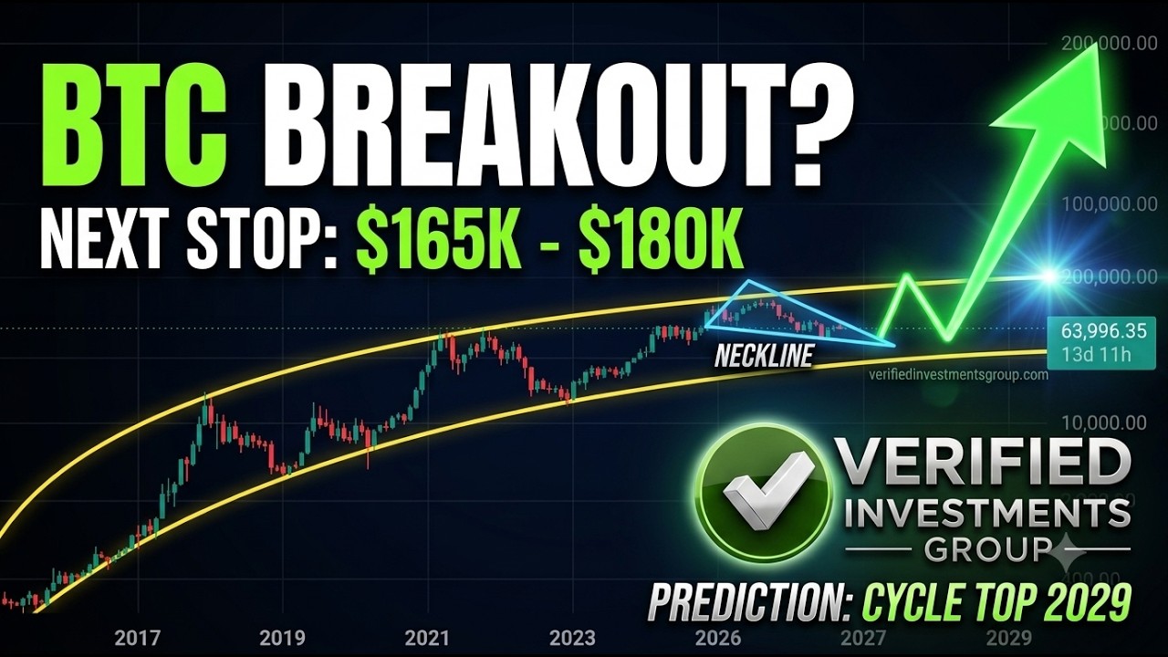 Don't Ignore This Bitcoin Chart: $165K-$180K Cycle Top Prediction
