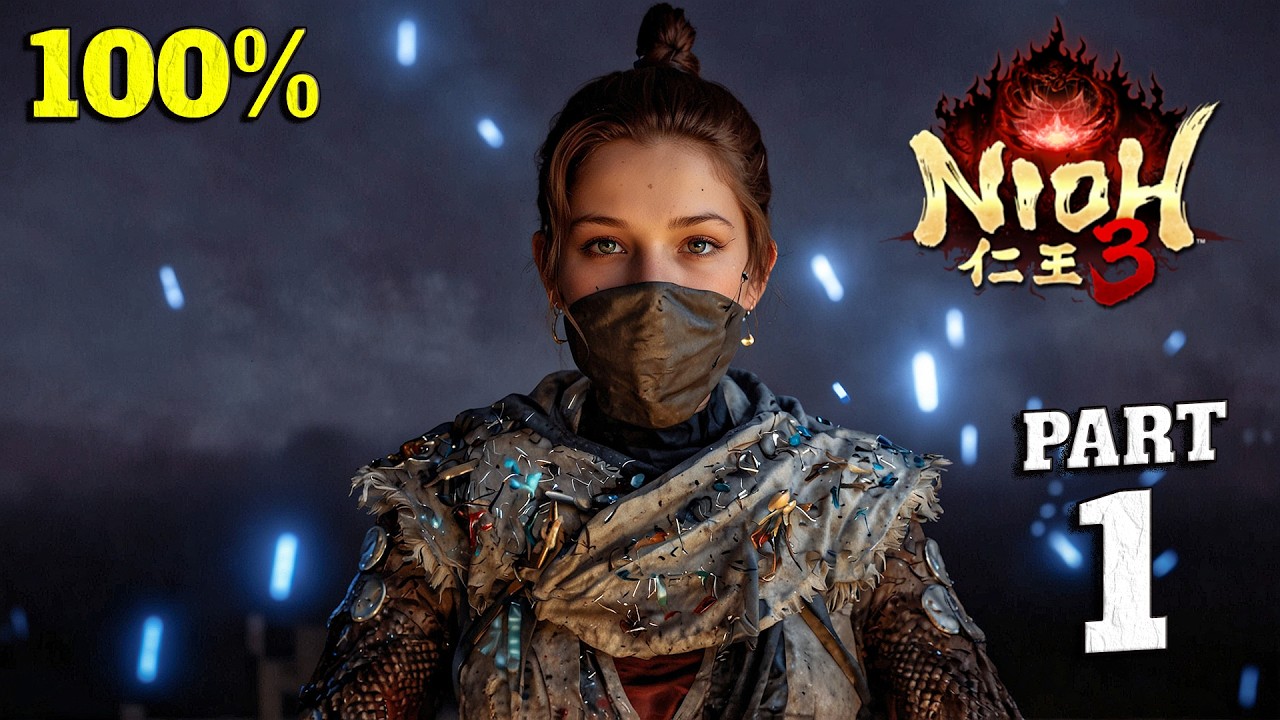 Nioh 3 100% Platinum Walkthrough Full Gameplay Part 1 - All Collectibles & Trophies