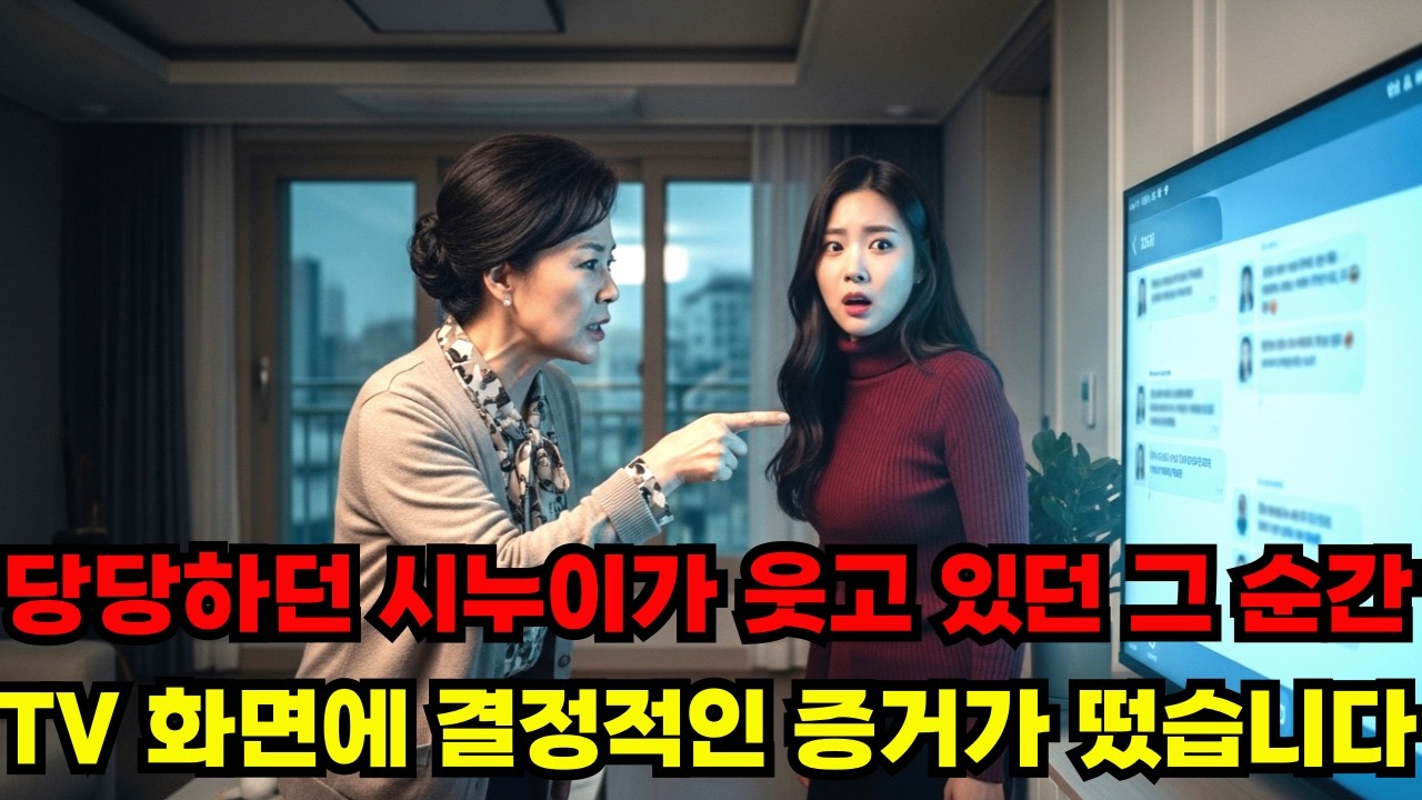 “증거 가져왔습니다” 며느리가 봉투를 열자 가족들이 말을 잃었습니다