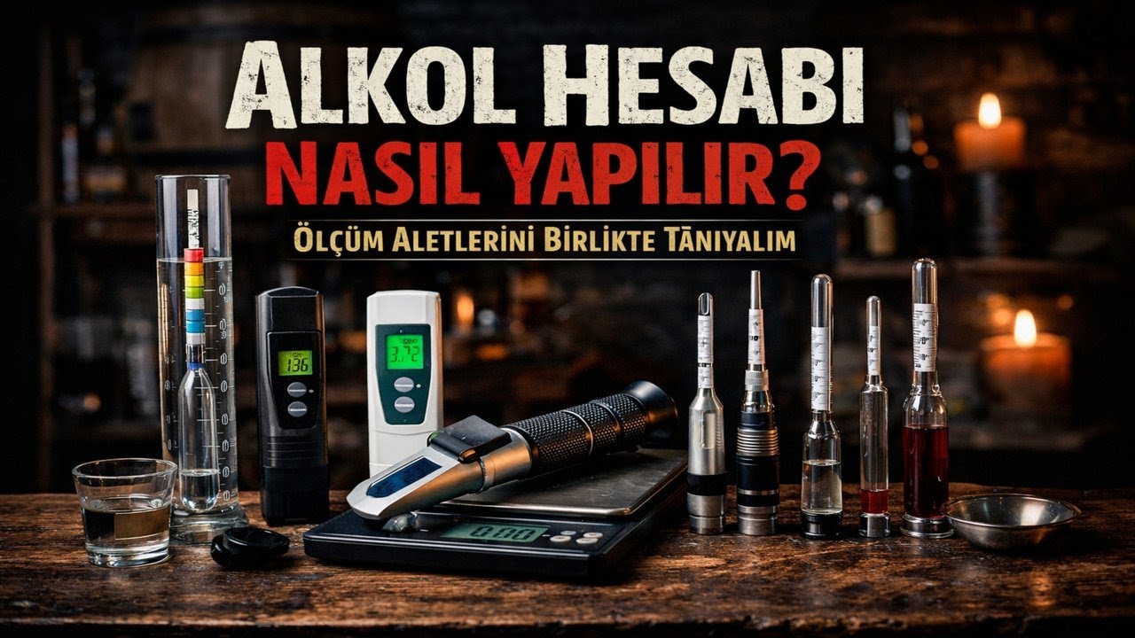 Alkol Oranı Nasıl Hesaplanır?  Ölçüm Aletlerini Tanıyalım
