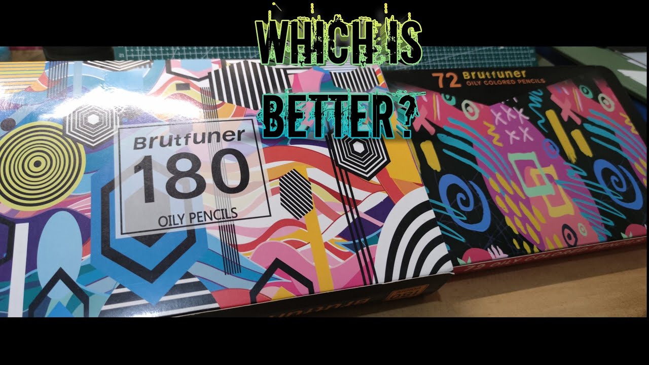 Brutfuner SQUARE vs. ROUND Colored Pencils