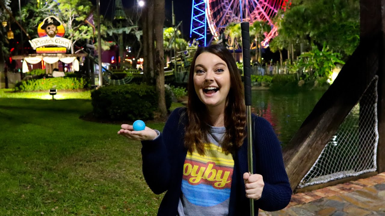 Drinks And Dinner At Icon Park And Pirate's Cove Mini Golf On International Drive!
