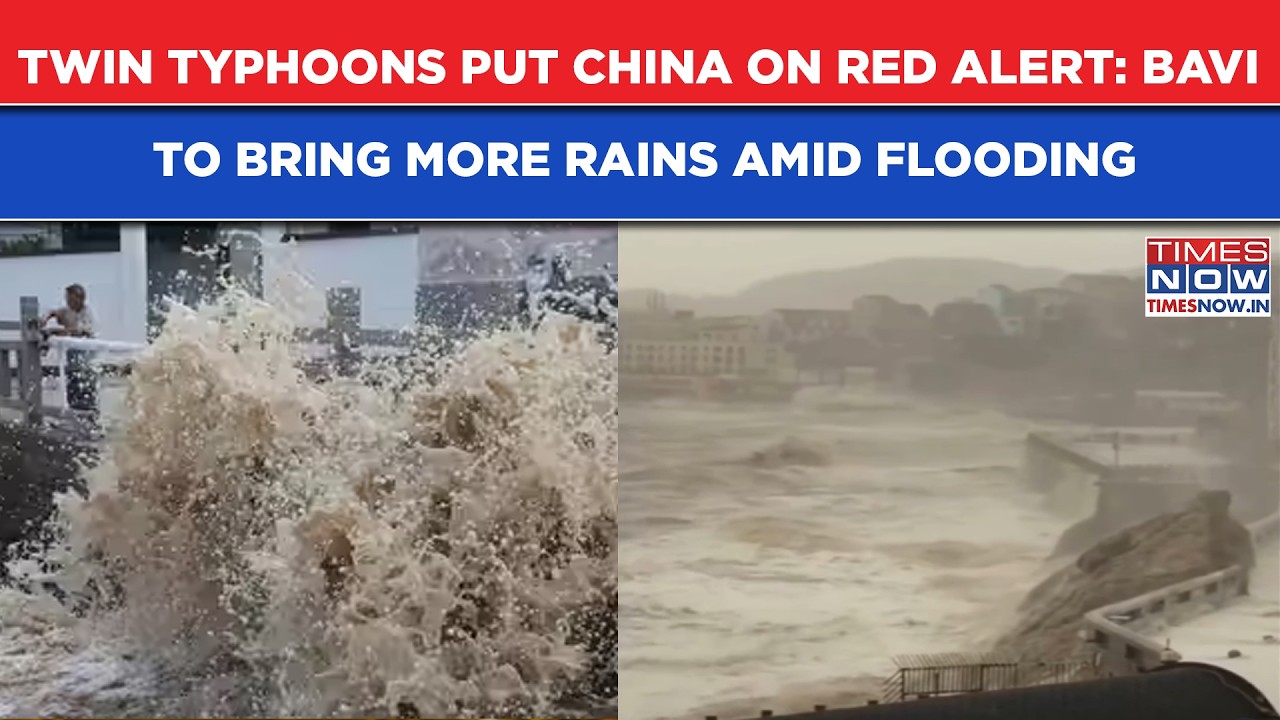 China On Red Alert: Twin Typhoons Drown Cities| Bavi Threatens More Rain| Snake Scare, People Flee