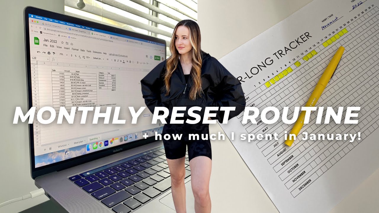 February Monthly Reset Routine 2022 // No Spend Recap, Budgeting, & Goal Setting for February!