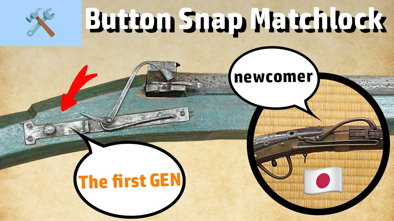 The Button Snap Matchlock (The Ancestor of Japanese Matchlock) | How it works