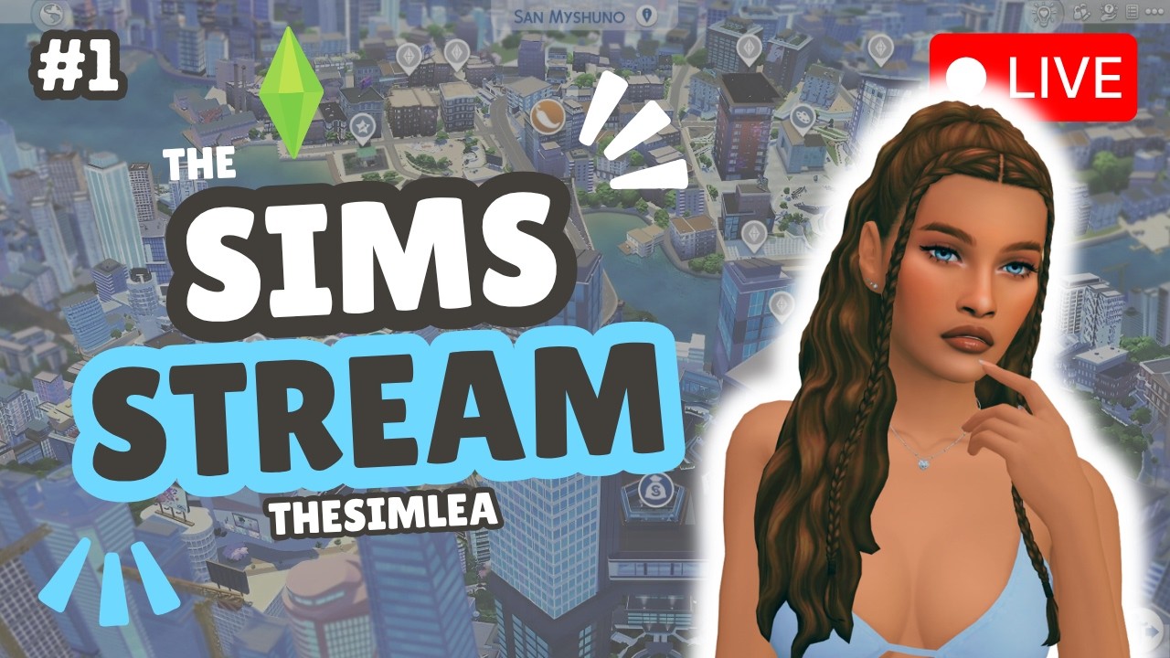 Můj první The Sims 4 STREAM 🔴 Co budeme dělat? 😅