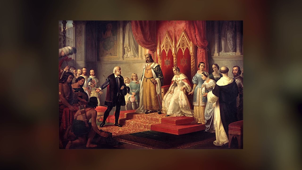 Cápsulas de arte virtual I Colón ante los Reyes católicos
