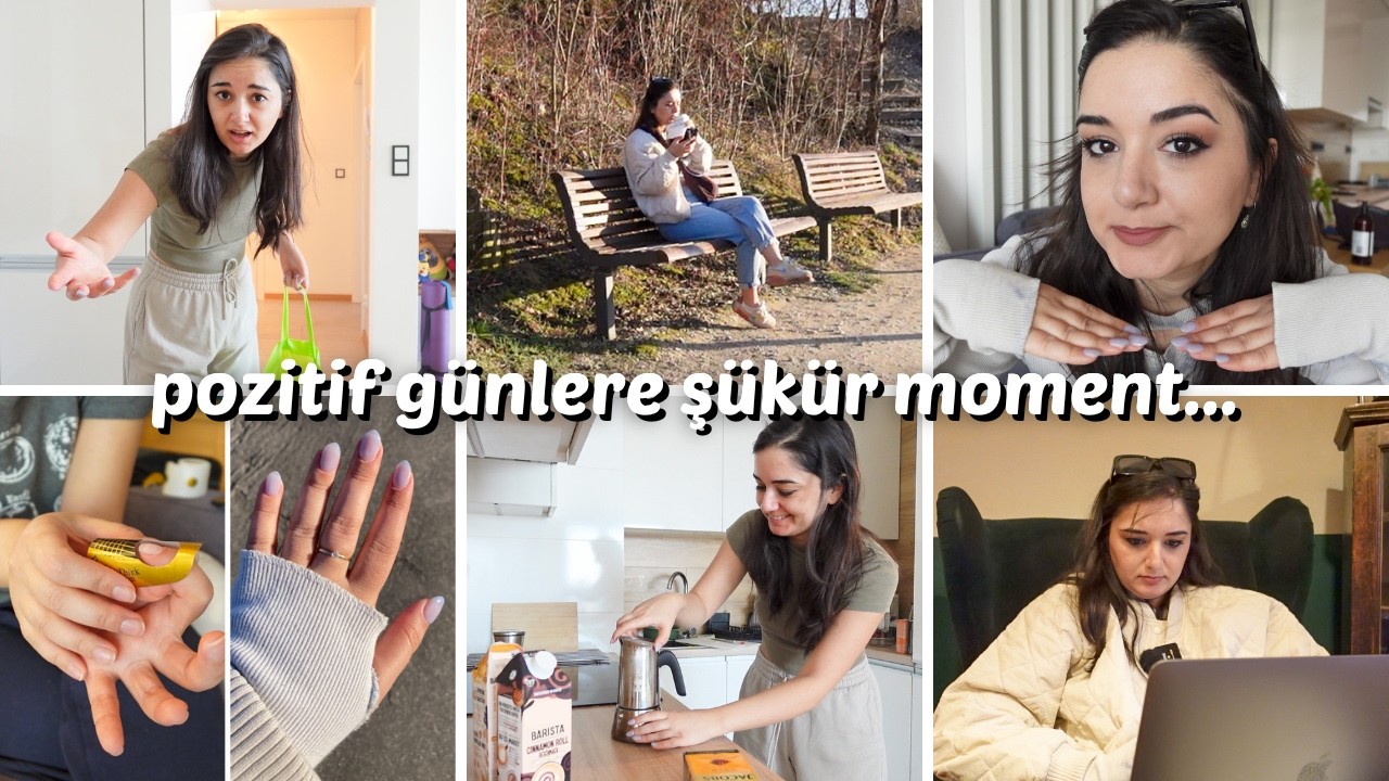 VLOG | Bahar Neşesi İçin Tıklayınız 🌸☀️ | Tırnaklarımı Sonunda Yapıyoruz | Kocamsız Günler...