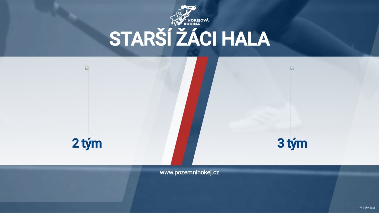 2 tým - 3 tým 24.1.2026 14:00 Starší žáci hala