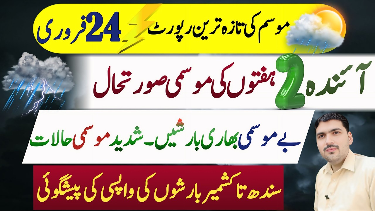 Good Rain's in Coming Day's | Temperature & Wind Update | Weather Forecast Pakistan