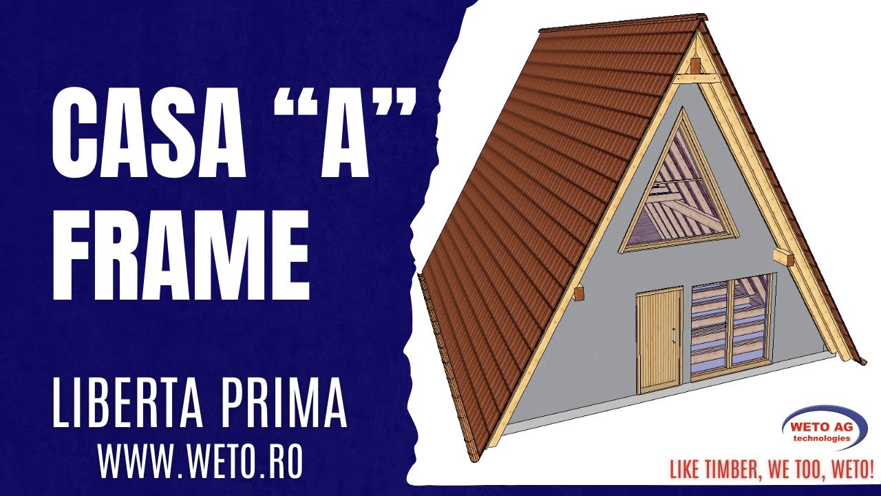 Casa A: Proiectare Casa A Frame - cu programul Liberta Prima (WETO AG)