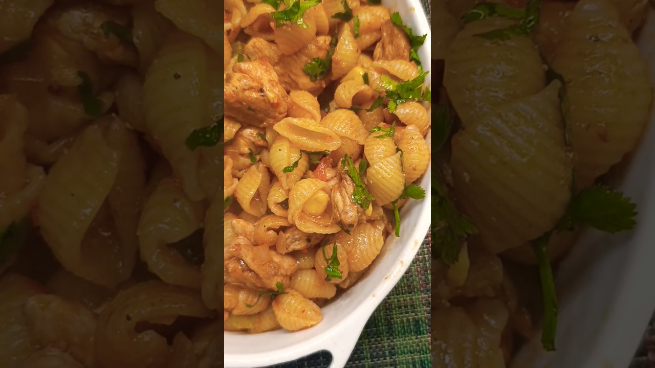 Buffalo chicken macaroni | 5 min recipe #shorts #viral #food #macaroni