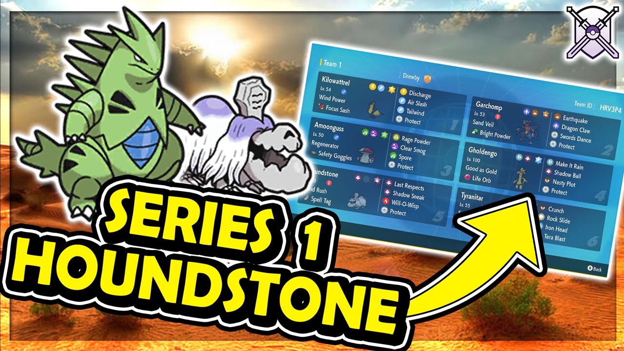 SERIES 1 HOUNDSTONE TEAM | VGC 2023 | Pok&eacute;mon Scarlet & Violet - Pokesports