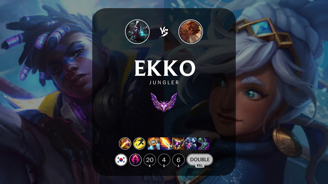 Ekko Jungle vs Taliyah - KR Master Patch 13.22