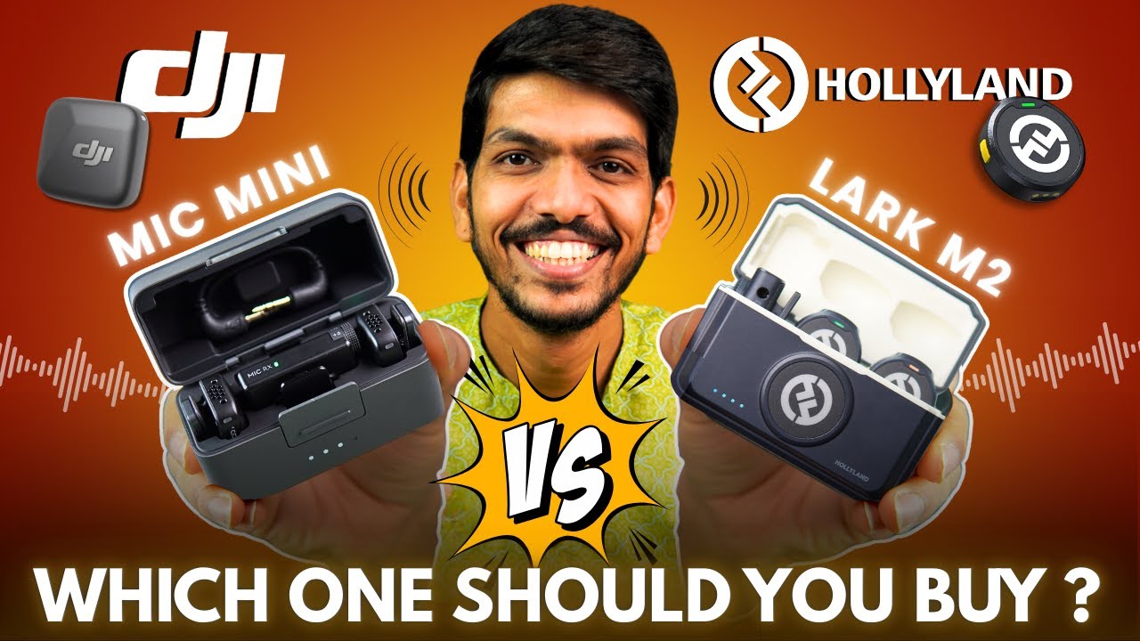 DJI Mic Mini vs Hollyland Lark M2 - Detailed Comparison in Hindi - दोनों Mic एक से बढ़कर एक 🔥