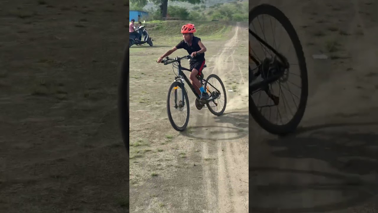 stunt 360 Drift 🔥🚴🚴🚴🖤#cycling #stunt #shortsviral #youtube