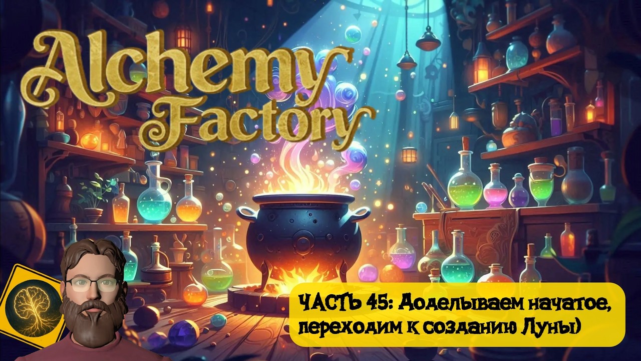 Alchemy Factory. Часть 45 - Доделываем начатое, переходим к созданию Луны)