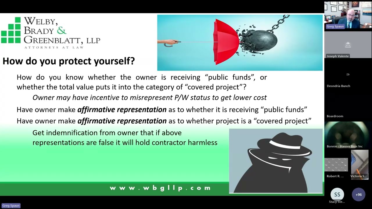 WB&G LLP Webinar – Navigating NY Prevailing Wage Expansions