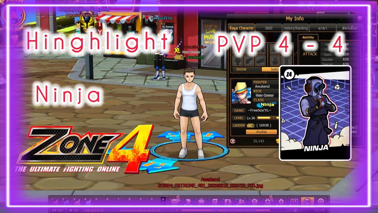 Zone4 Extreme : Hinghlight PVP 4 - 4 Ninja