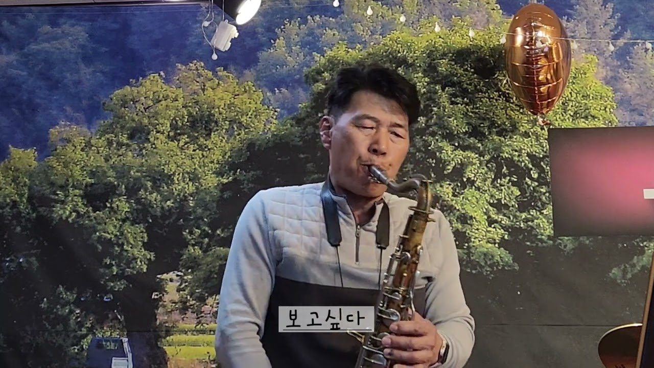 보고싶다 #김범수 #7080 #테너 색소폰연주 
