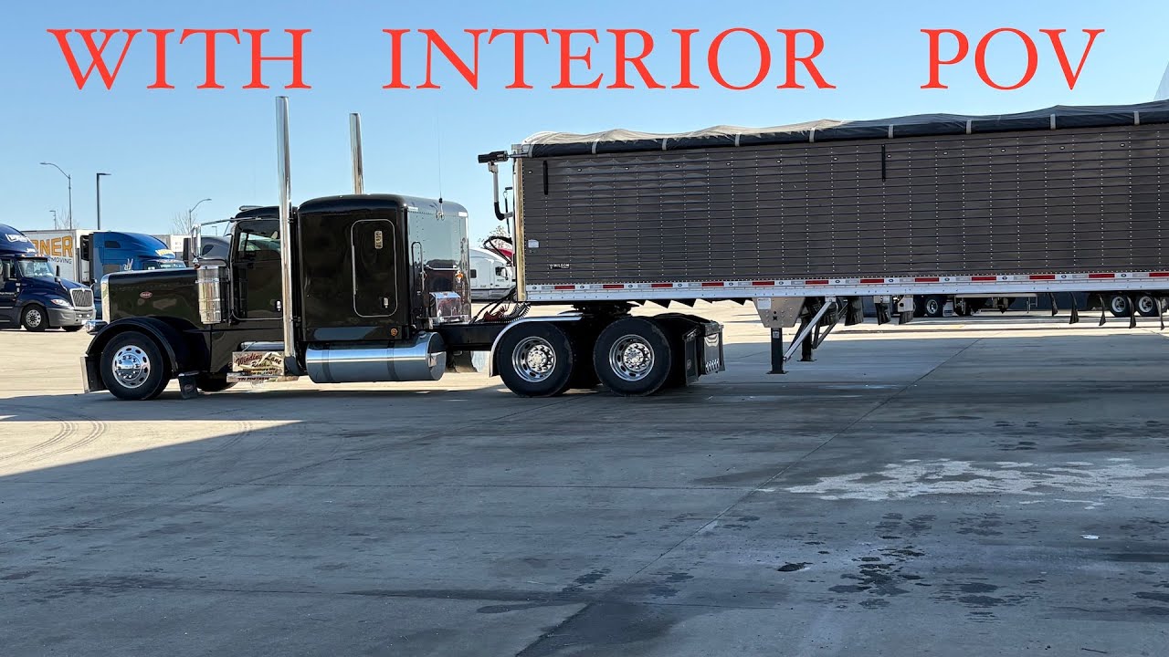 Hauling Chicken Litter With My Custom 389 Peterbilt