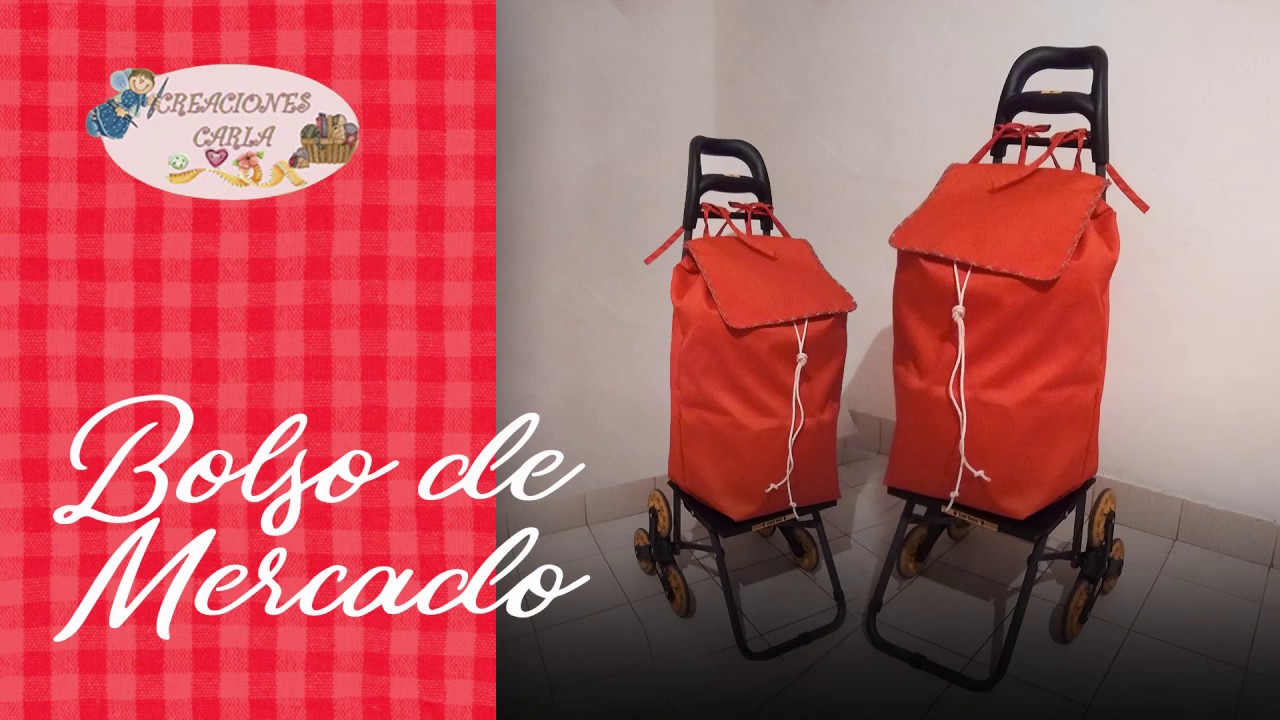 Bolso Para Carrito de Mercado - Costura Fácil