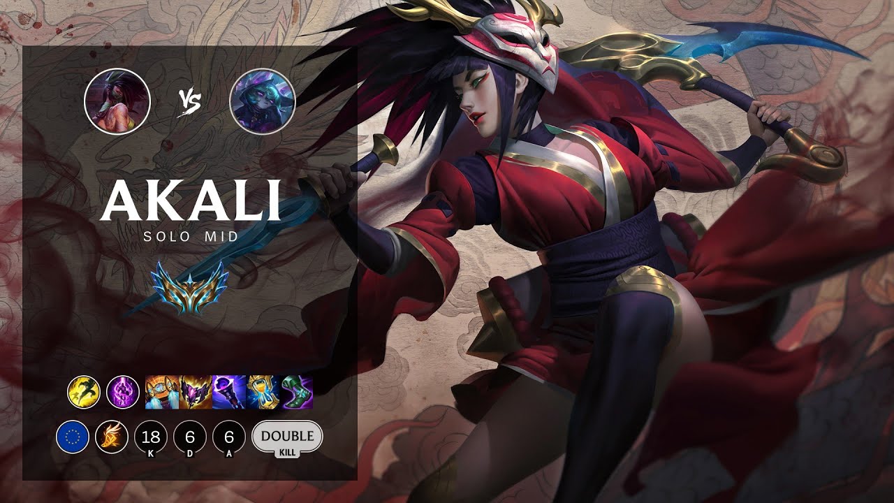 Akali Mid vs Vex - EUW Challenger Patch 12.7