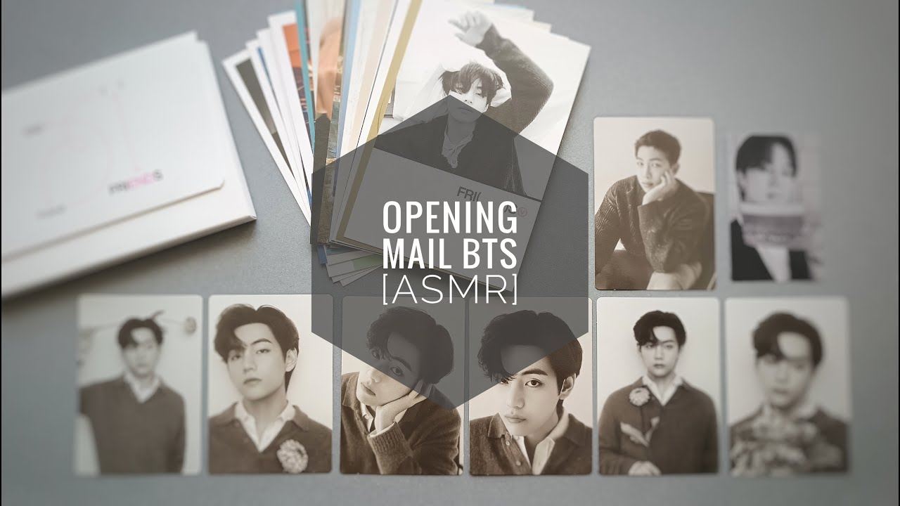 Opening Mail BTS [ASMR]